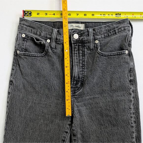 Madewell Perfect Vintage Jean 27T Tall High Rise Taper Gray Lunar Wash Mom Denim - Picture 8 of 12